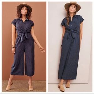 Ett:Twa James Tie-Waist Jumpsuit